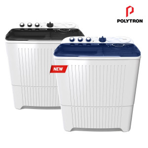 POLYTRON Mesin Cuci 2 Tabung 9KG PWM 9072