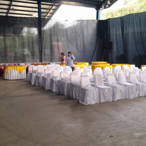 Sewa kursi pesta futura dan cover (non kursi lipat)