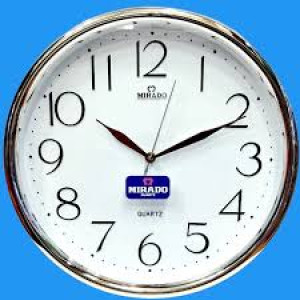 jam dinding mirado putih