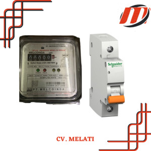 Meteran Listrik dan Paket MCB 6 Ampere