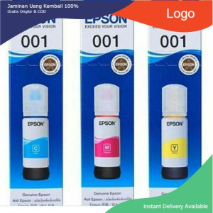Tinta Epson 001 Cyan, Magenta, Blue