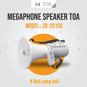 MEGAPHONE WITH SIREN TOA ZR-2015S