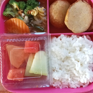 Paket makan ( tepak )