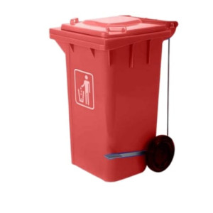 Tempat Sampah Beroda Dengan Pedal Samping 240 Liter LXD 240 F P