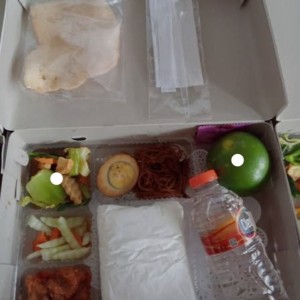 Nasi kotak sekali makan 1