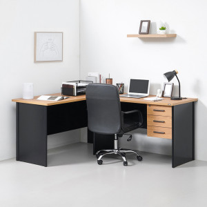 Meja Kantor Dengan Laci Penyimpanan