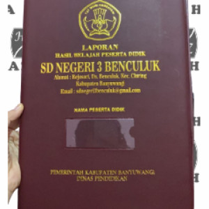 MAP RAPORT HOTPRINT ISI 20 LEMBAR PLASTIK