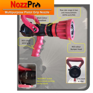 NOZZPRO PISTOL GRIP SELECTABLE 2,5 INCH