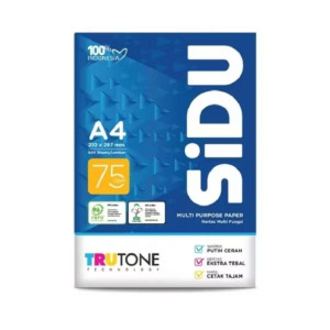 Kertas A4 Hvs 75 Gsm merk Sidu