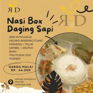 Nasi Box Daging Sapi