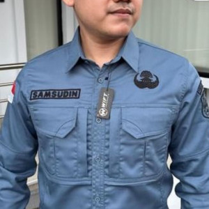 Atasan PDL Lapangan Bahan Katun Premium Lengan Panjang