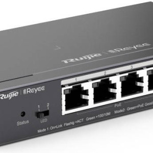 PoE Injector RG-ES205GC-P 5 Port Gigabit Smart Cloud Managed PoE Switch