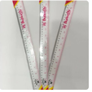 Penggaris Mika 50 cm, Butterfly