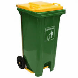 tong sampah kotak beroda