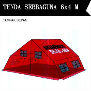 Tenda Serba Guna 6x4m