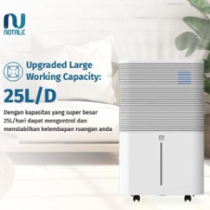 Notale Milzu Smart Dehumidifier 25L/hari with  Wifi Air Dryer Otomatis Mati Serap Lembab Touch Screen