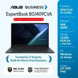 ASUS EXPERTBOOK BG1409CVA i5/8GB DDR5/512GB SSD/Win Home