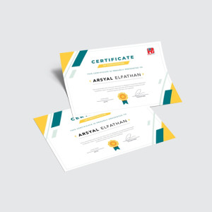 Cetak Piagam Lengkap