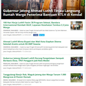 Jasa advertorial di media online lokal Mettanews.id