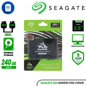 SSD Barracuda Seagate 240GB 3D NAND 2.5" SATA