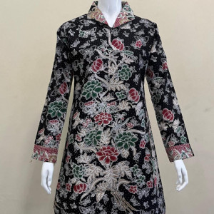 Batik Lengan Panjang Motif Kembang Setaman