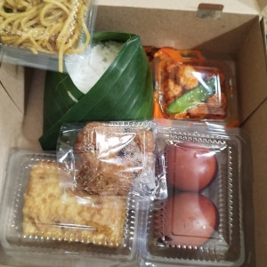 Nasi box lauk pauk