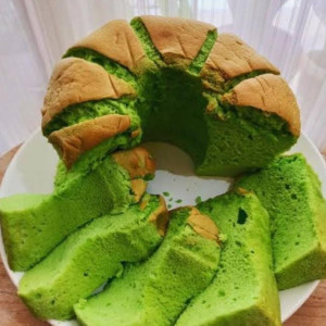 Roti Chiffon Cake Pandan