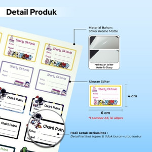 JASA CETAK LABEL BUKU