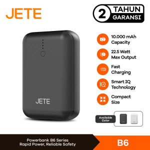 Powerbank merek Jete 10.000 Mah