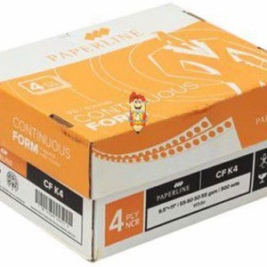 Continous form 14 7/8 x 11, 4 ply Paperline