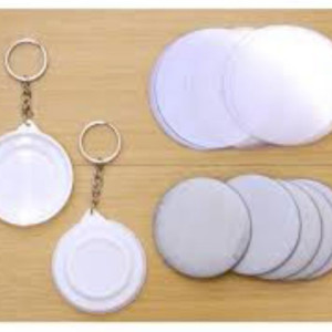 Bahan gantungan kunci plastik 58 mm