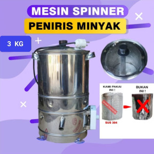 PENIRIS MINYAK KAPASITAS 3 KG