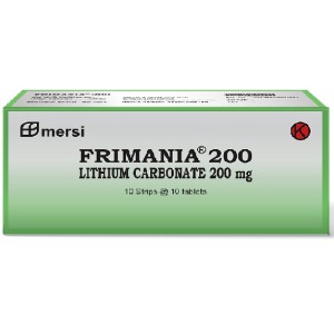 Frimania 200 mg (Lithium carbonate 200 mg)