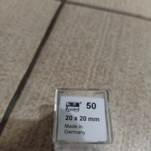 Deck Glass 20 x 20 Assistent 50pcs