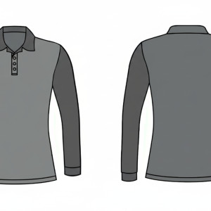 Kaos Lengan Panjang Bahan Katun Custom