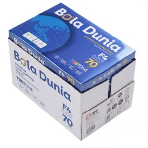 Kertas Fotocopy Print Folio F4 70 gr Bola Dunia Box Dus