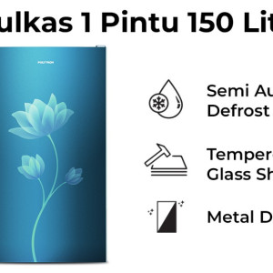 POLYTRON KULKAS 1 PINTU PRB 159 150 LITER