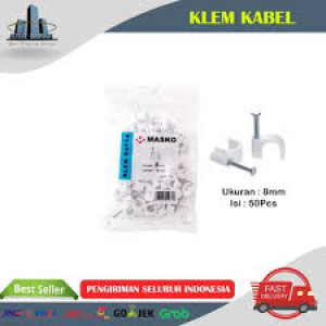 MASKO Klem Kabel Supra Paku Beton 10mm @50pcs