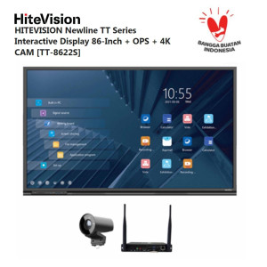 HITEVISION NEWLINE TT SERIES INTERAKTIVE DISPLAY 86 INCH + OPS + 4K CAM [TT-8622S]