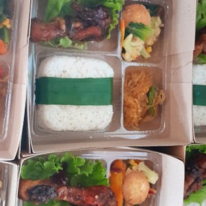 Nasi Kotak Ayam Capcay