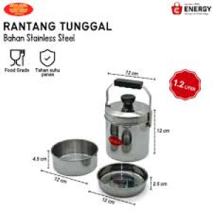 Rantang Tunggal Stainless