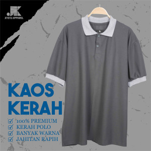 Kaos Polo Pria Lengan Pendek Bahan Katun // Baju Tshirt Kerah Terbaru