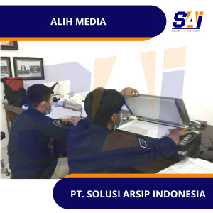 JASA ALIH MEDIA ARSIP UKURAN A4 s/d A3 - 50.000 LEMBAR