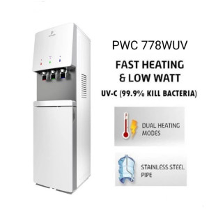 WATER DISPENSER GALON BAWAH POLYTRON BOTTOM LOAD PWC 776