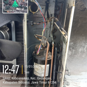 Penggantian Kompressor Include Jasa & Freon (1.5-2 Pk)