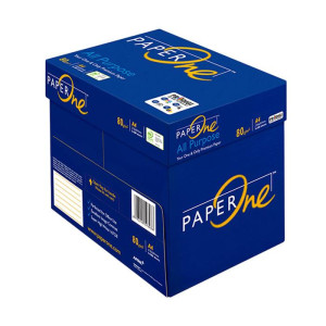 Kertas HVS A4 80gram Brand Paper One, SIDU