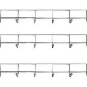 Gantungan Baju Bahan Stainless, 8 Gantungan