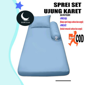 Sprei tempat tidur Polos