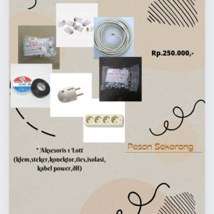Asesories pendukung instalasi