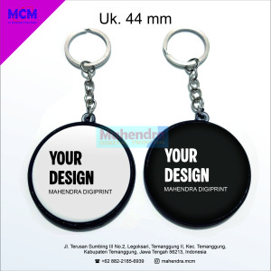 Gantungan Kunci 2 Sisi/ Bolak-Balik uk. 44mm